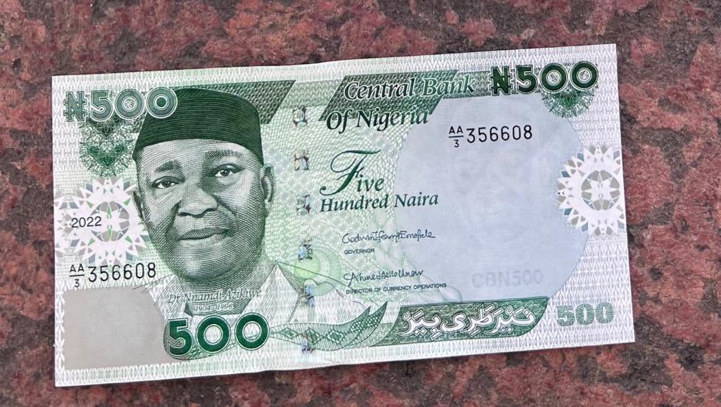 Redesigned new Naira notes