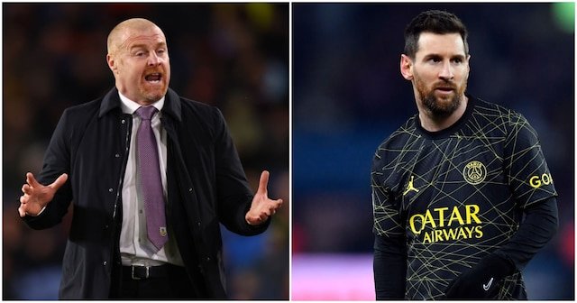 Sean Dyche Almost Makes it Happen Lionel Messi in a Burnley Shirt