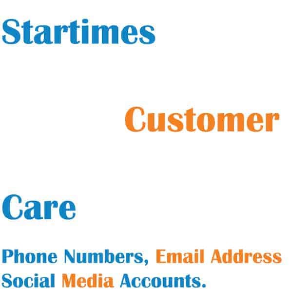 startimes customer care