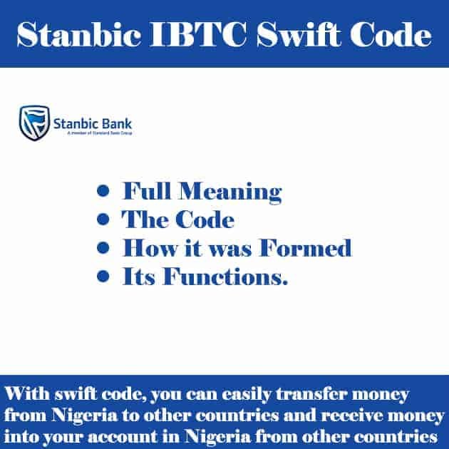 swift code for stanbic bank