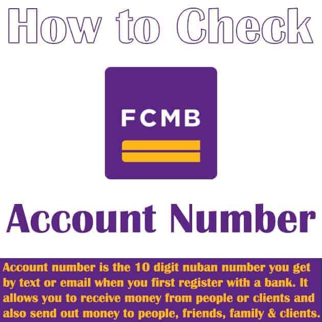 fcmb account number