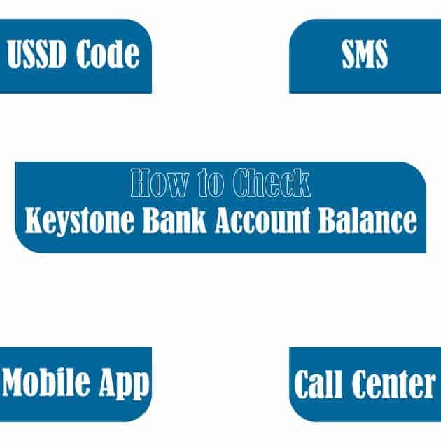 keystone bank account balance