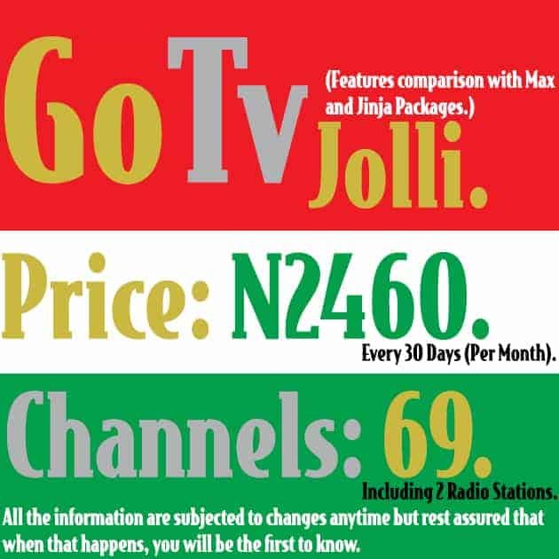 GoTv Jolli Channels