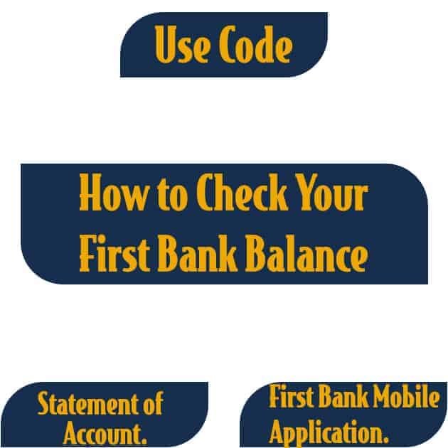 how to check first bank account balance