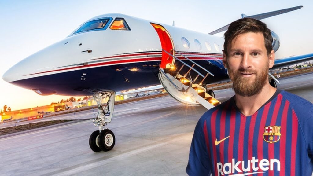 footballers with best costliest private jet
