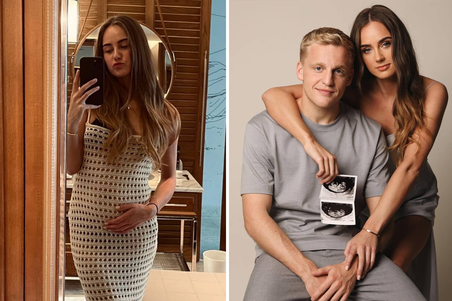 Donny van de Beek, a midfielder for the Manchester United Football Club, is in a lasting relationship with Estelle Bergkamp